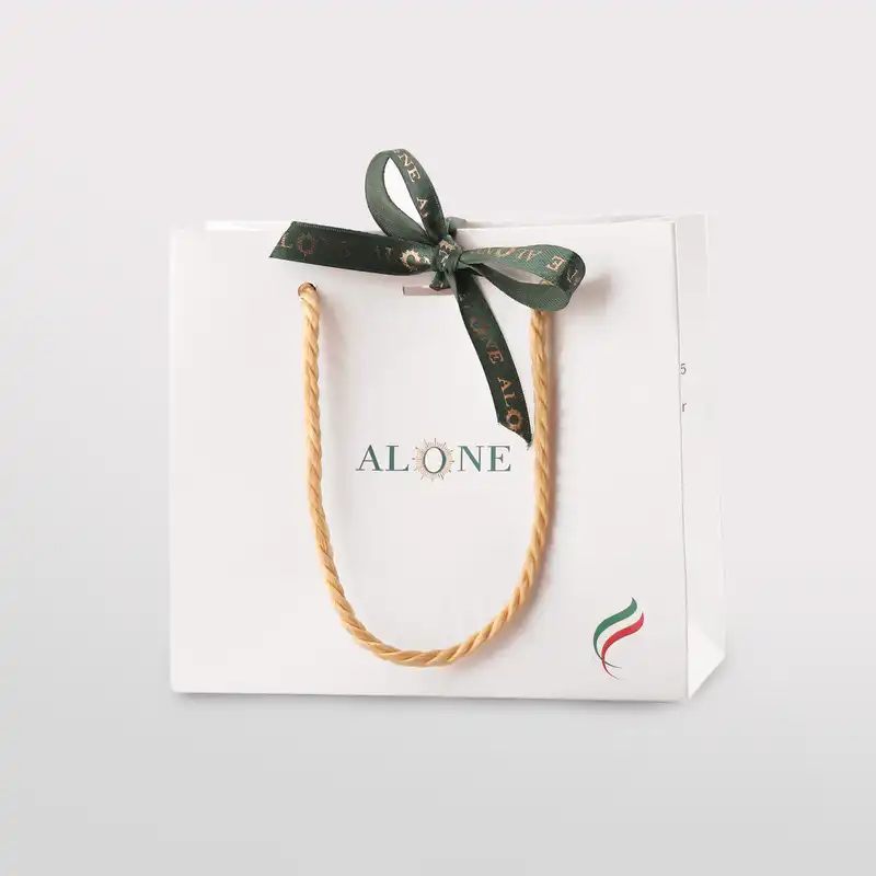 گوشواره طلا 24 عیار زنانه الون طرح پروانه