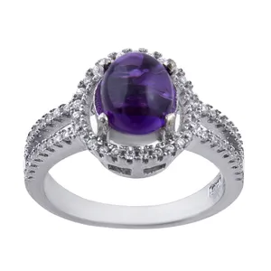 انگشتر نقره زنانه بازرگانی میلادی کد AWR-181