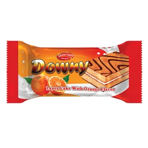 کیک اسفنجی لایه ای پرتقالی شیرین وطن - 40 گرم