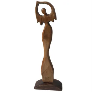 مجسمه چوبی طرح فرشته کد 024