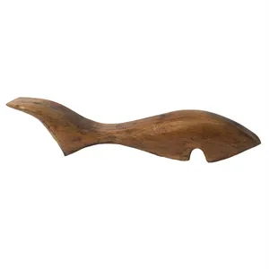 مجسمه چوبی طرح کوسه