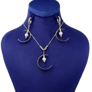 نیم ست طلا 18 عیار زنانه کانیار گالری کد N1481