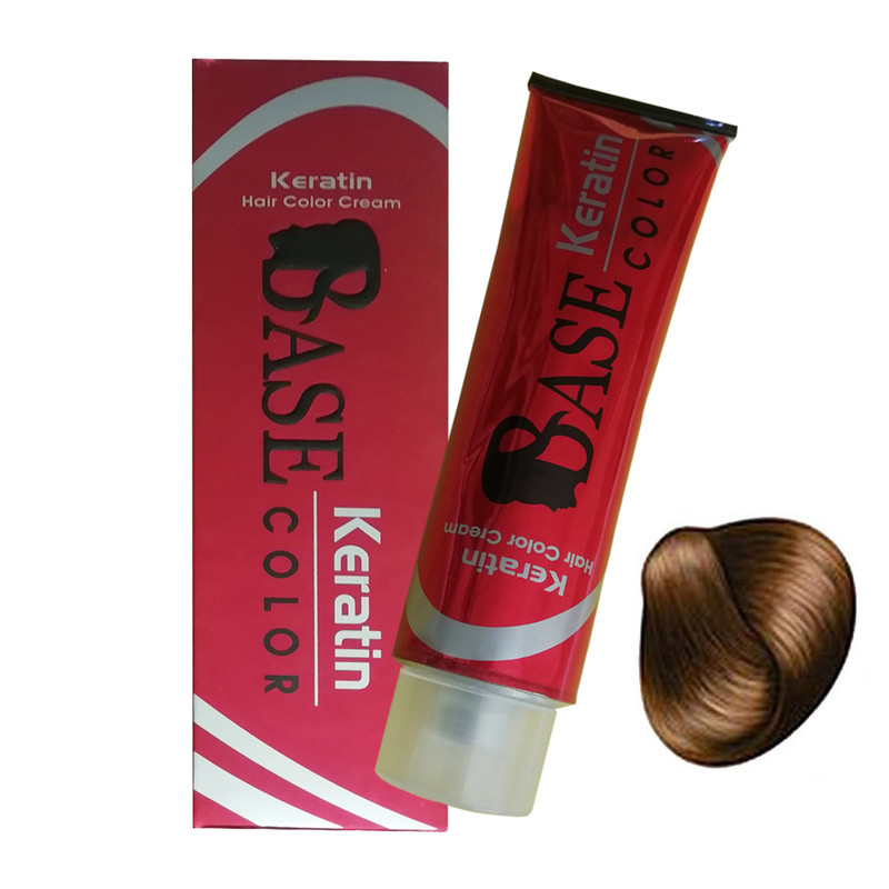 رنگ مو بیس کالر شماره 5.77 حجم 125 میلی لیتر رنگ قهوه ای شکلاتی روشن