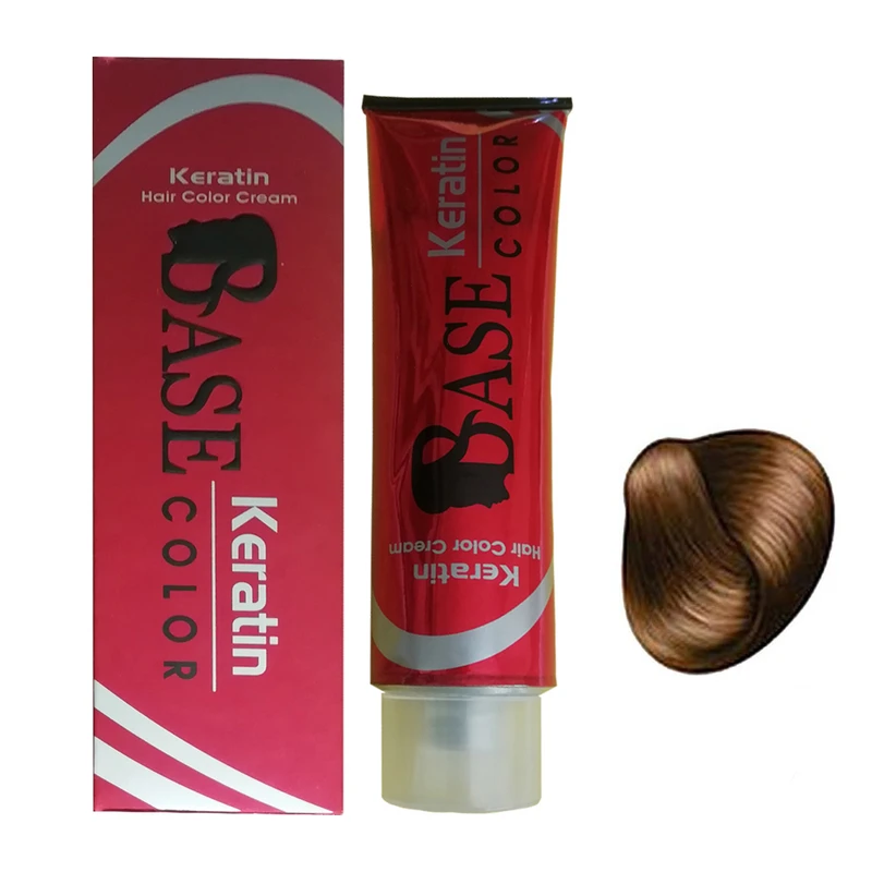 رنگ مو بیس کالر شماره 5.77 حجم 125 میلی لیتر رنگ قهوه ای شکلاتی روشن