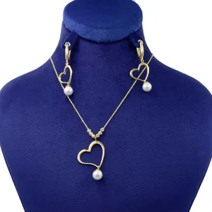 نیم ست طلا 18 عیار زنانه کانیار گالری کد N1483