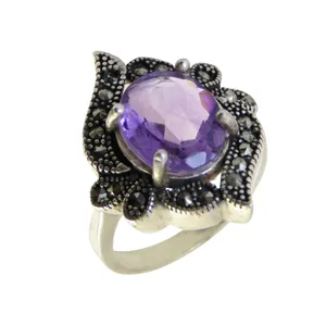 انگشتر نقره زنانه کد 2307