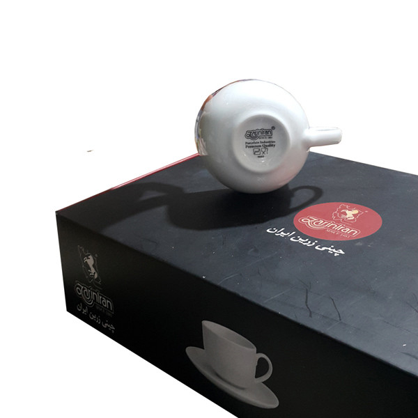 سرویس چای خوری 12 پارچه چینی زرین ایران مدل ایتالیا اف 8 ویلیج درجه عالی