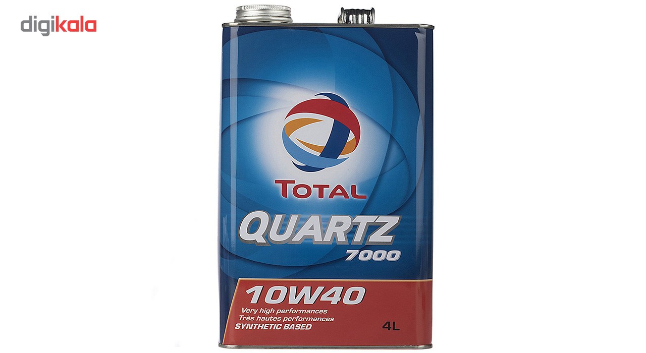 روغن موتور خودرو توتال مدل Quartz 7000 حجم 4 لیتر