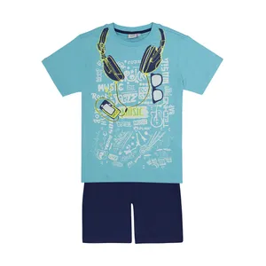 ست تی شرت و شلوارک پسرانه بلوکیدز کد 5148781