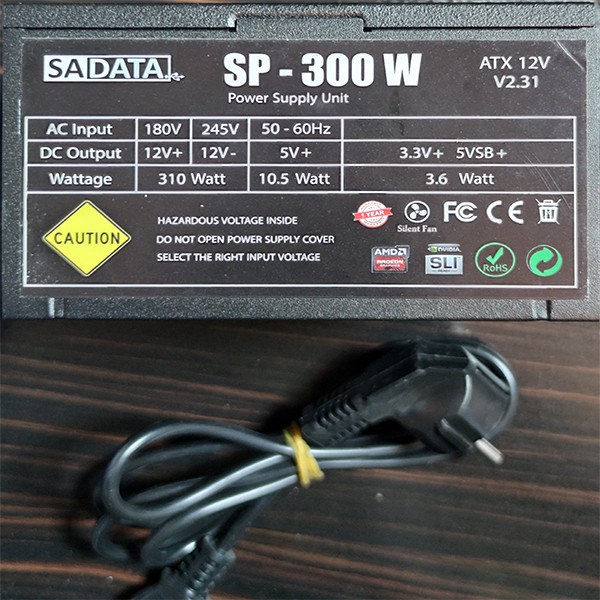منبع تغذیه کامپیوتر سادیتا مدل SP-300 2