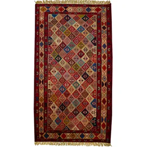 گلیم دستبافت یک متری کد 9809217