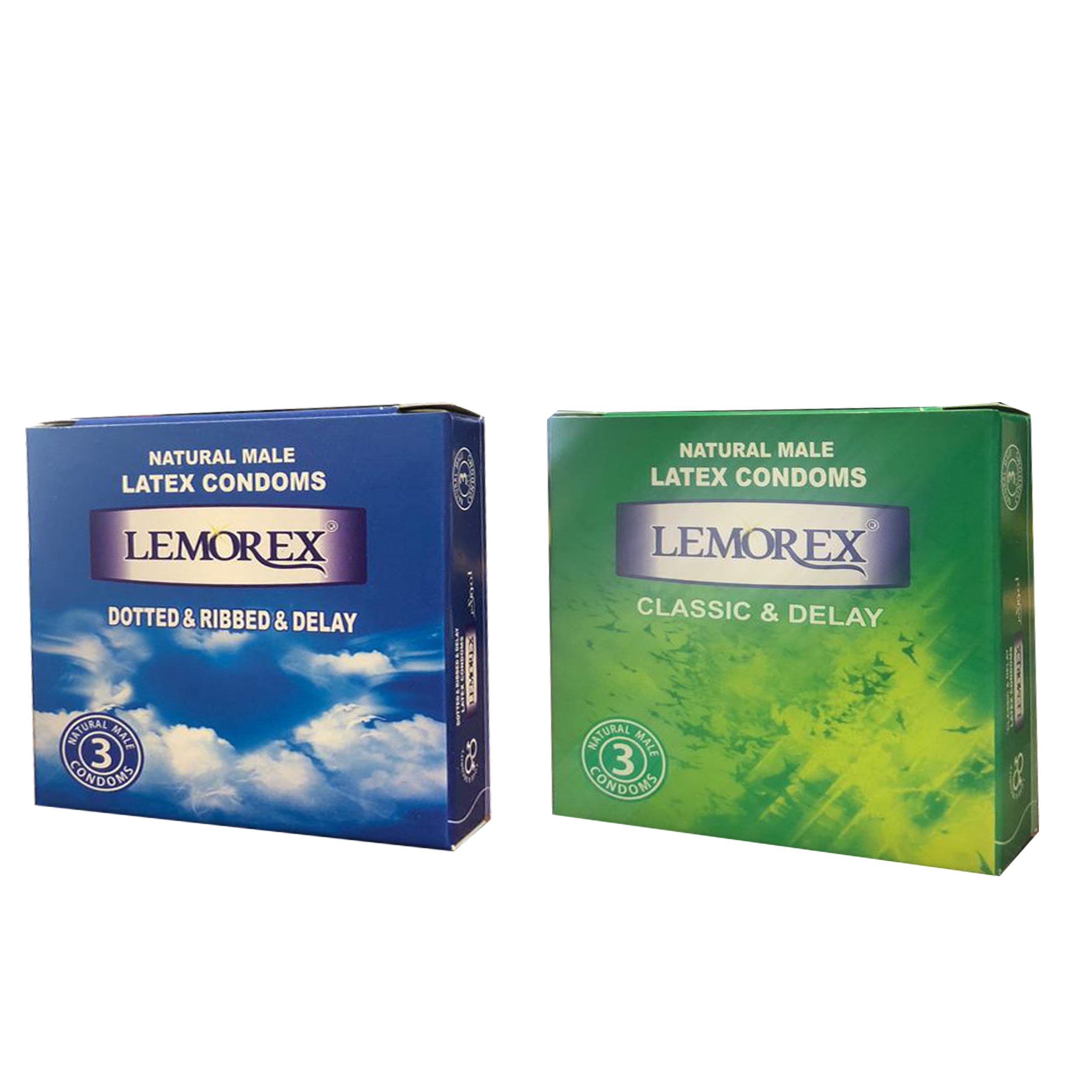 کاندوم لمورکس کد L-3x2 مجموعه 2 عددی