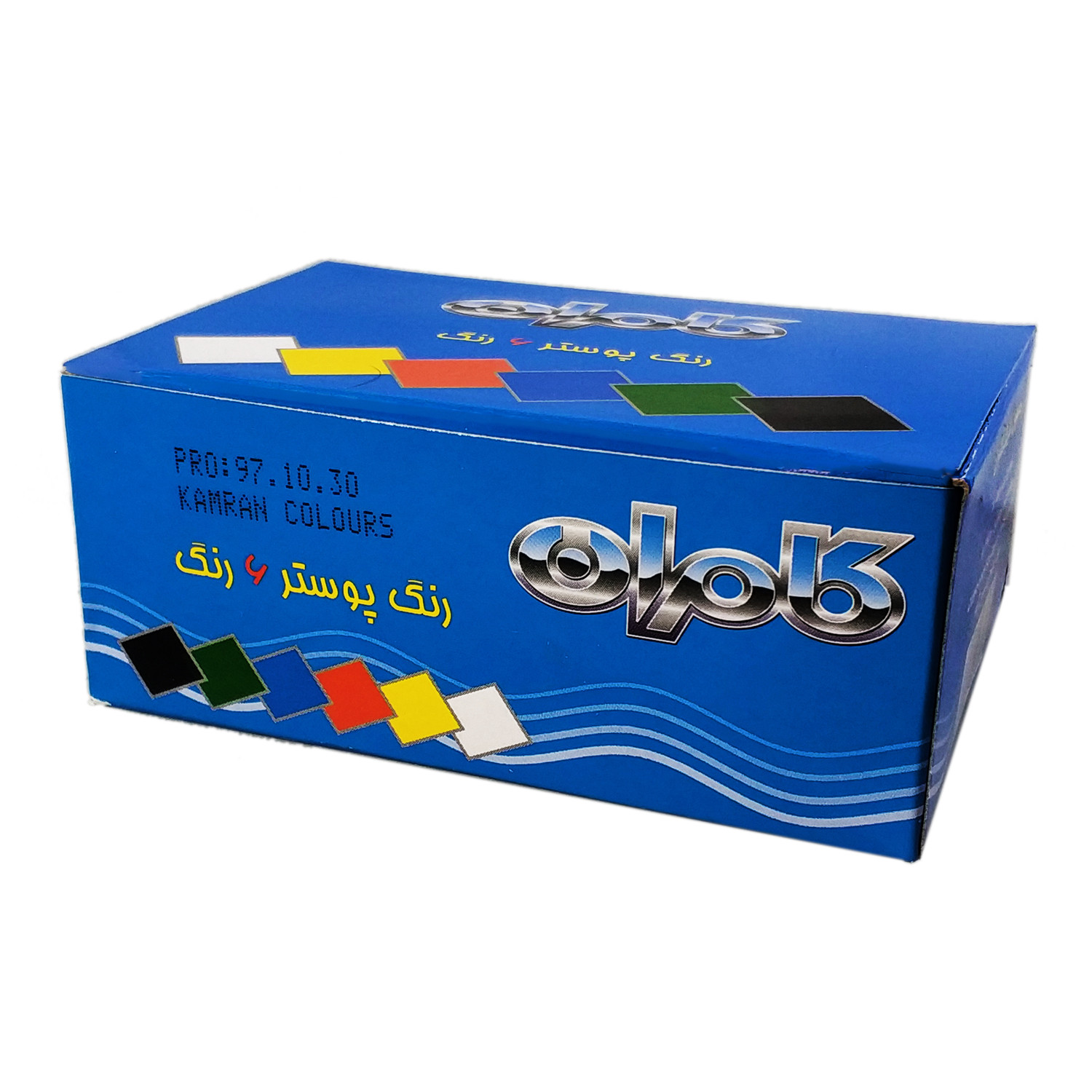 گواش 6 رنگ کامران کد 100017 گواش 6 رنگ کامران کد 100017