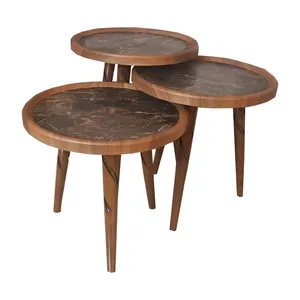 میز عسلی کد M745 مجموعه 3 عددی
