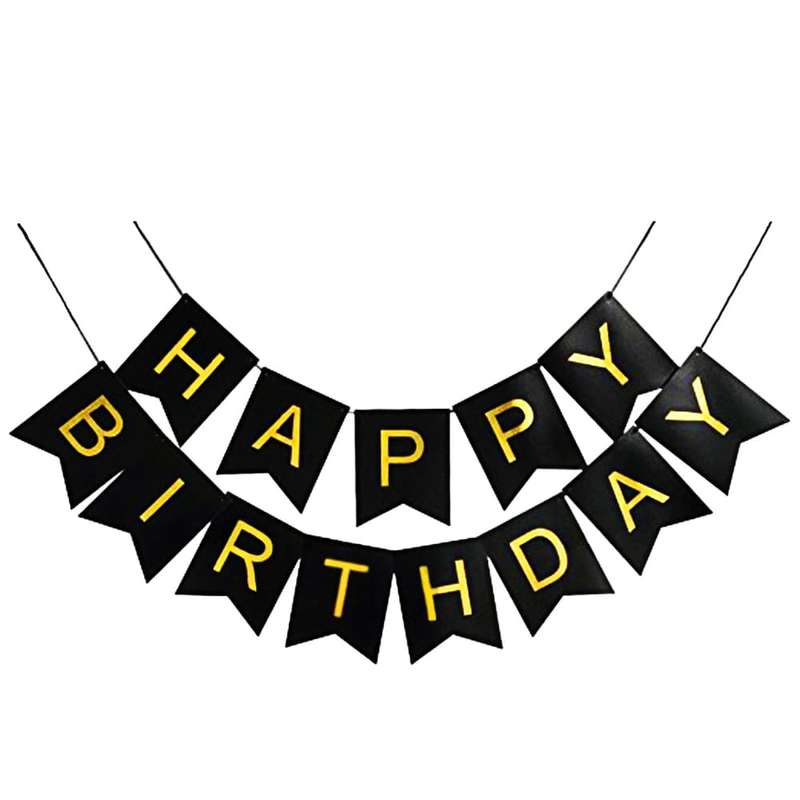 ریسه تزیینی تولد طرح حروف happy birthday