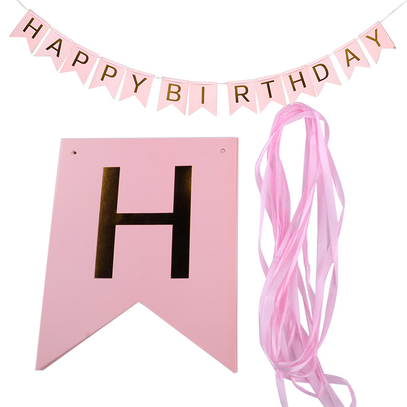ریسه تزیینی تولد طرح حروف happy birthday