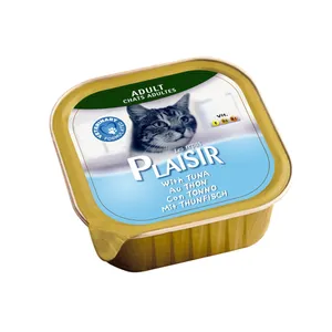 کنسرو غذای گربه پلازیر مدل Tuna وزن 100 گرم