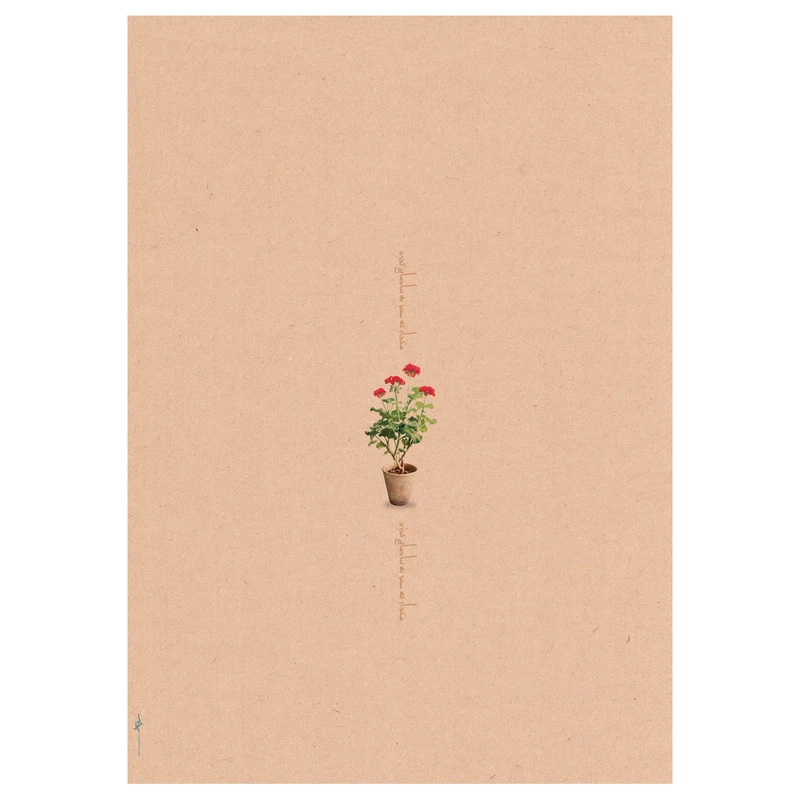 عکس شماره 2 : کاغذ کادو طرح شمعدانی بسته 5 عددی