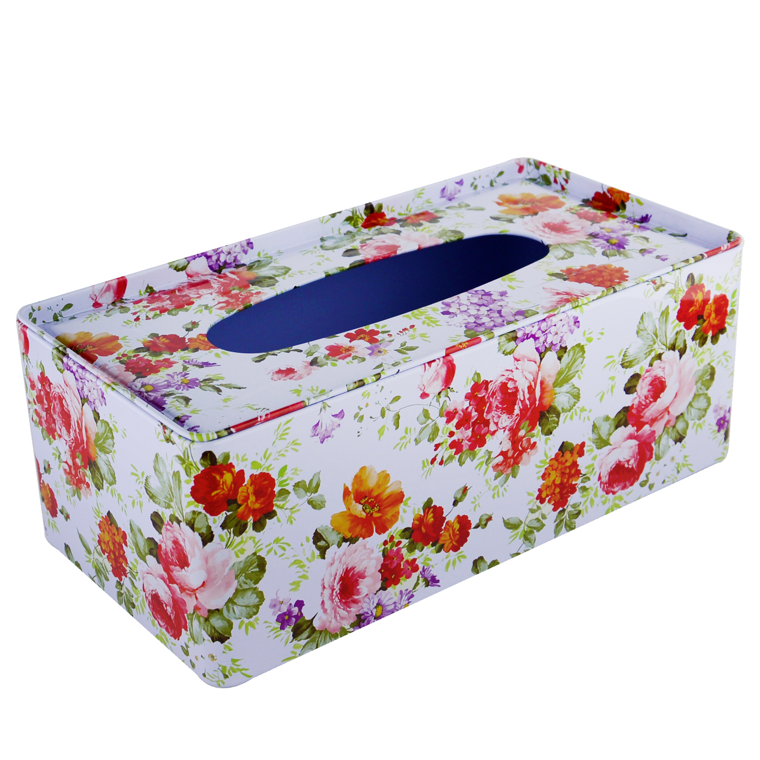 جعبه دستمال کاغذی مدل باغ گل بزرگ کد JDB04