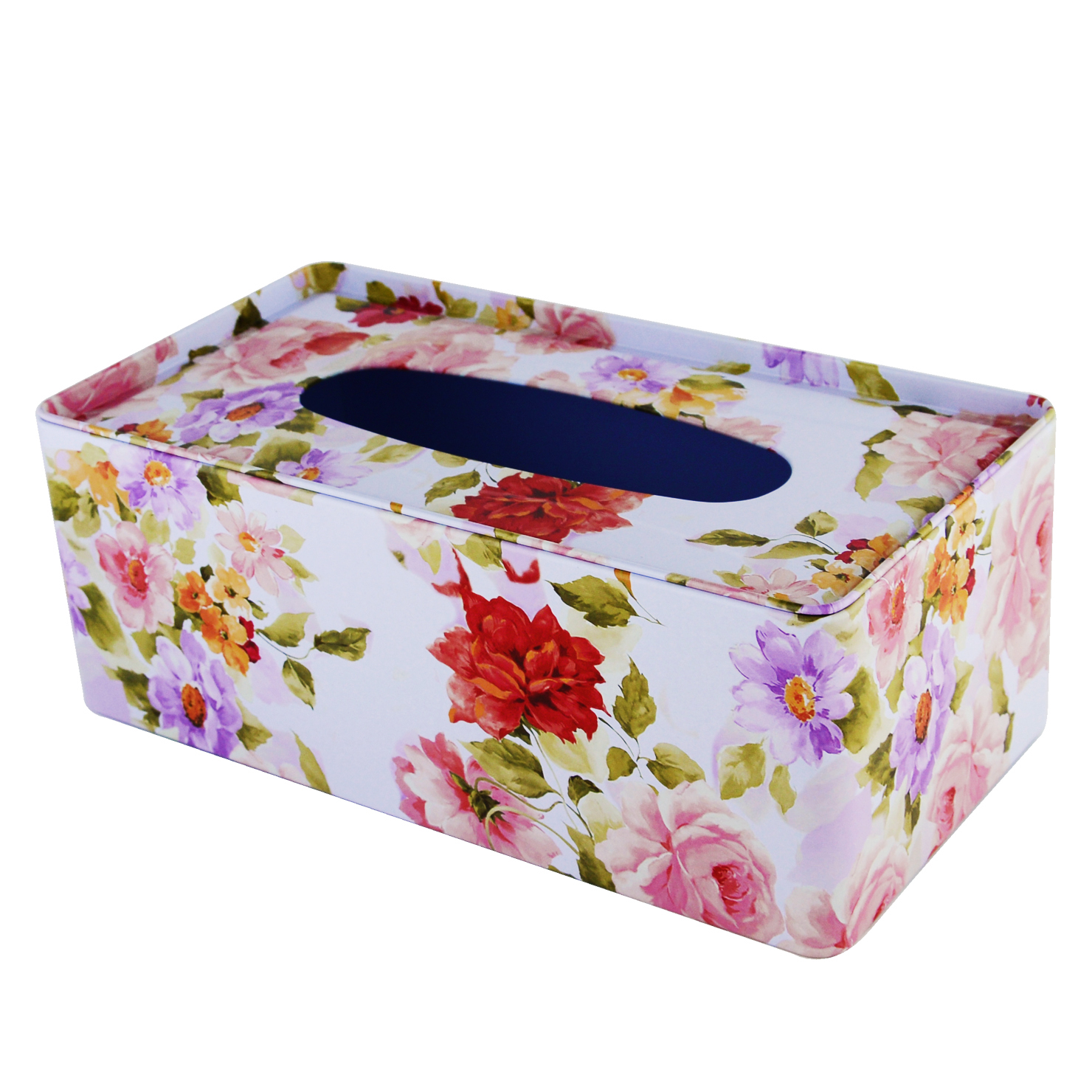 جعبه دستمال کاغذی مدل گل بهشتی بزرگ کد JDB06