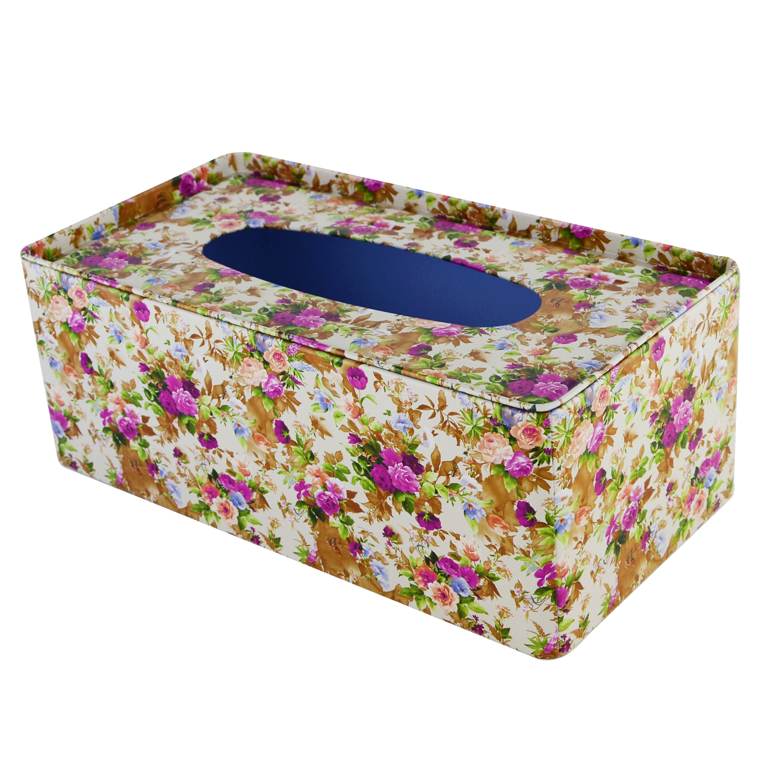 جعبه دستمال کاغذی مدل باغ گل رز کد JDB07
