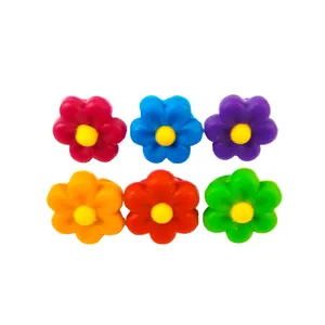  نشانگر تزئینی لیوان ژویی مدل BLOOM بسته 6 عددی