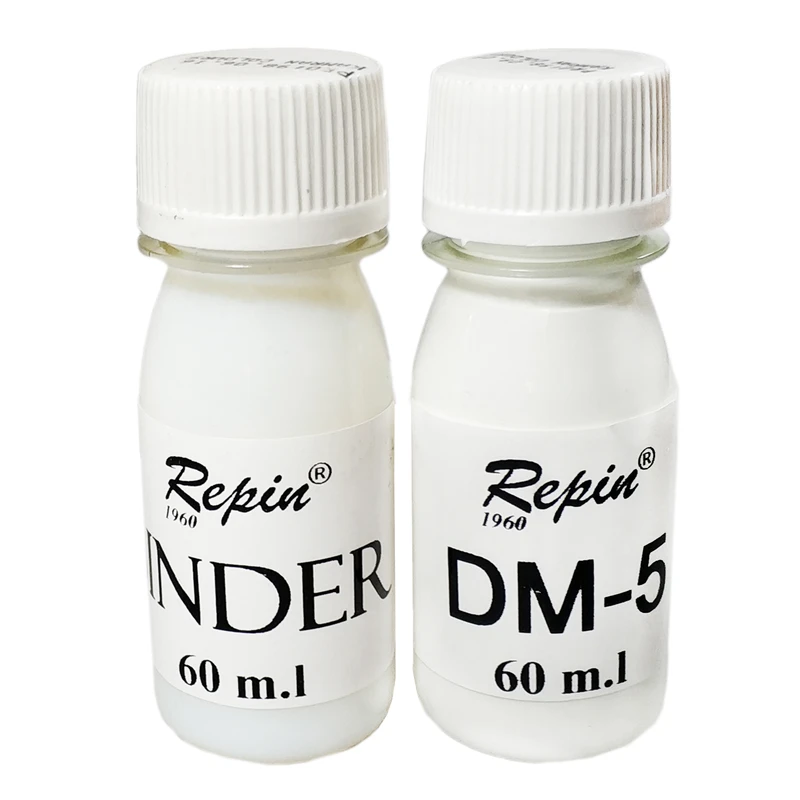 چسب بیندر رپین مدل B&D60 حجم 60 میلی‌لیتر به همراه چسب DM5 