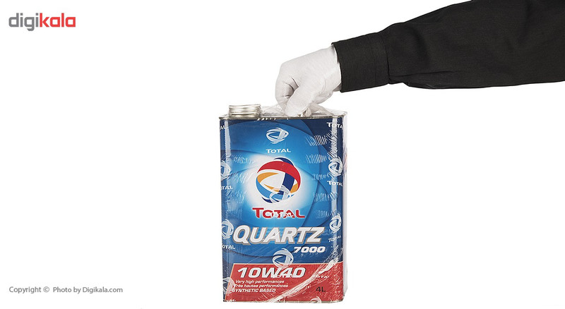 روغن موتور خودرو توتال مدل Quartz 7000 حجم 4 لیتر