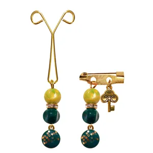 ست سنجاق سینه و گیره روسری کد PM427