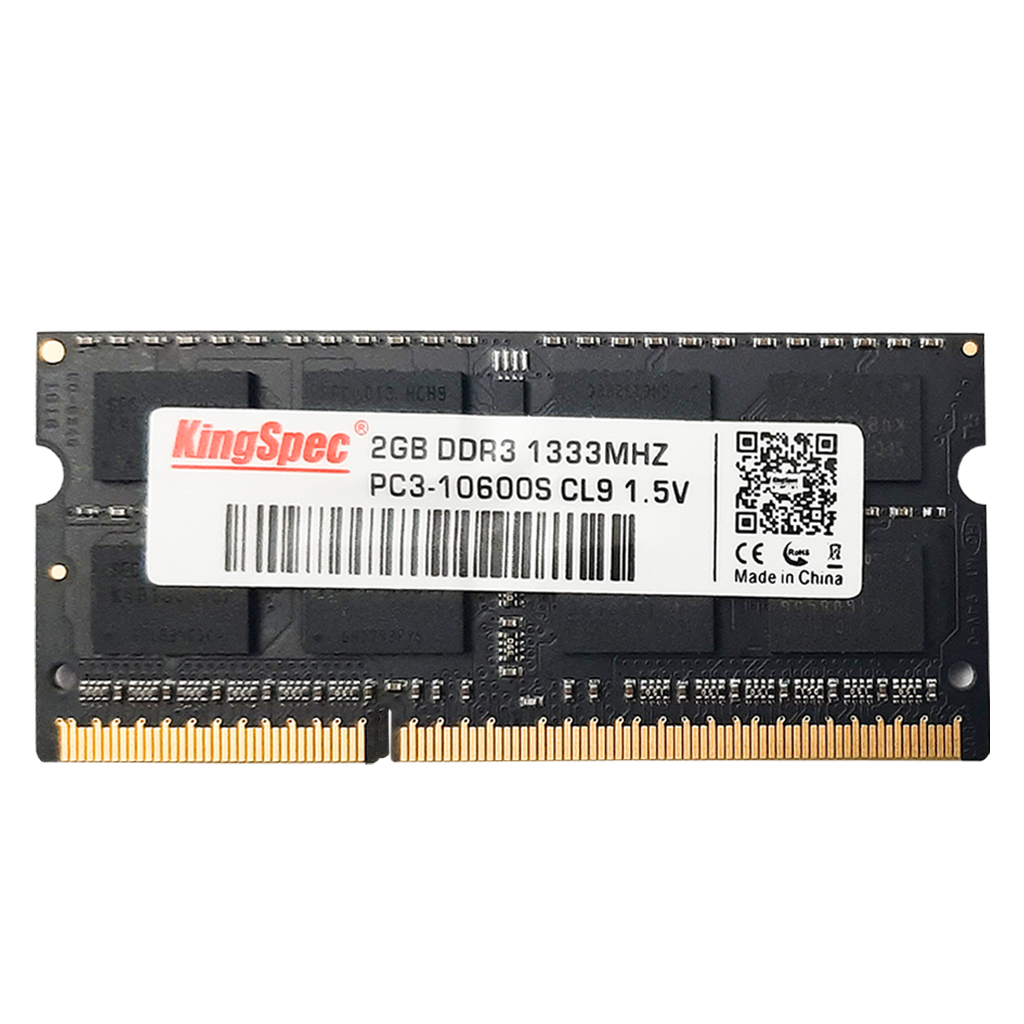 رم لپ تاپ DDR3 تک کاناله 1333 مگاهرتز CL9 کینگ اسپک مدل 10600S ظرفیت 2 گیگابایت