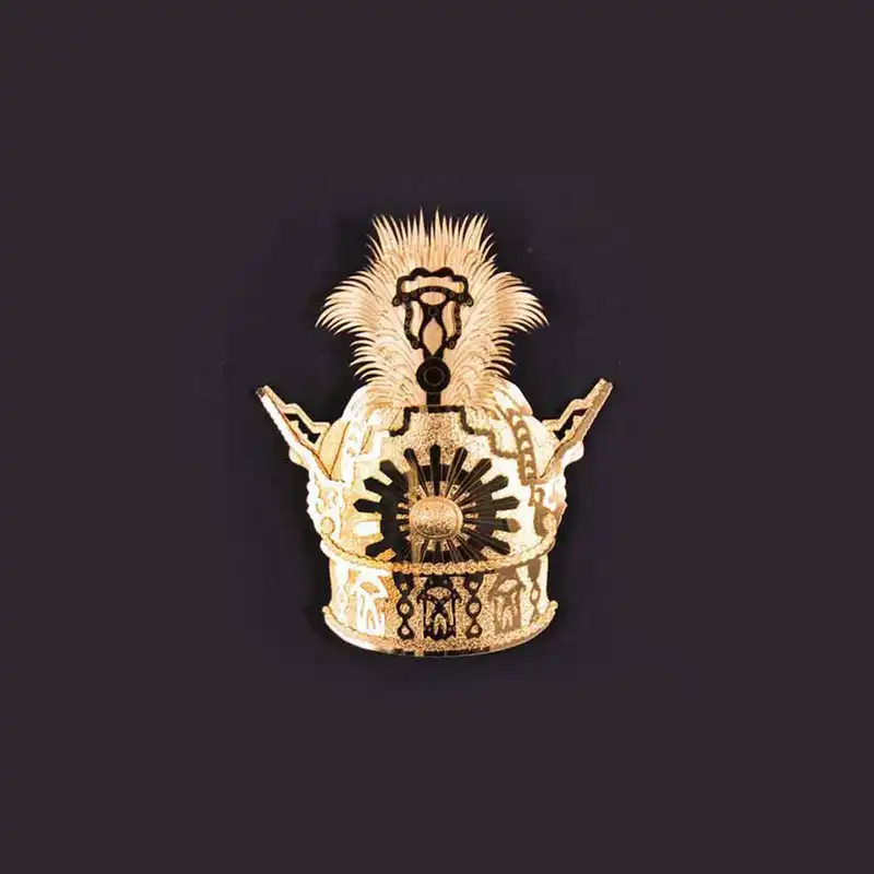 تابلو طلاکوب دانژه طرح تاج پادشاه کد TSGK2424208