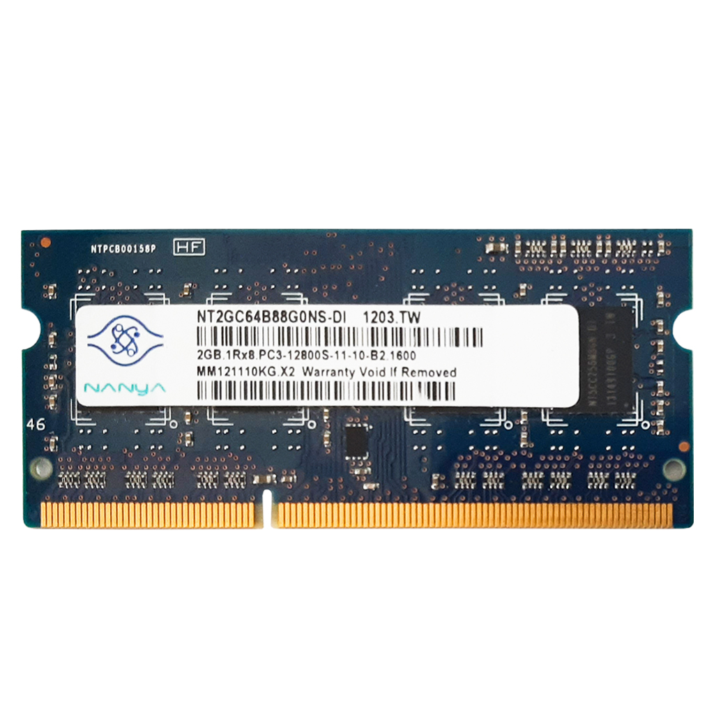  رم لپ تاپ DDR3 تک کاناله 1600 مگاهرتز CL11 نانیا مدل B2 ظرفیت 2 گیگابایت