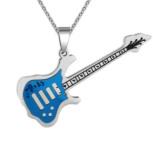 گردنبند گالری شمرون مدل گیتار کد 535S0