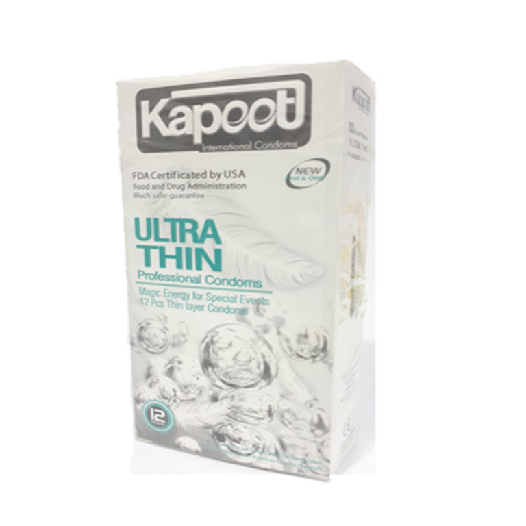 کاندوم کاپوت مدل Ultra Thin بسته 12 عددی کاندوم کاپوت مدل Ultra Thin بسته 12 عددی