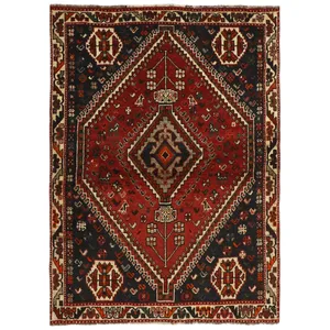 فرش دستبافت یک و نیم متری مدل شیراز ایلیاتی کد 483850