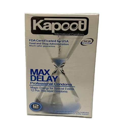 کاندوم کاپوت مدل Max Delay بسته 12 عددی