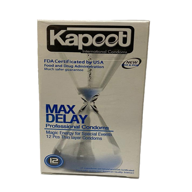 کاندوم کاپوت مدل Max Delay بسته 12 عددی