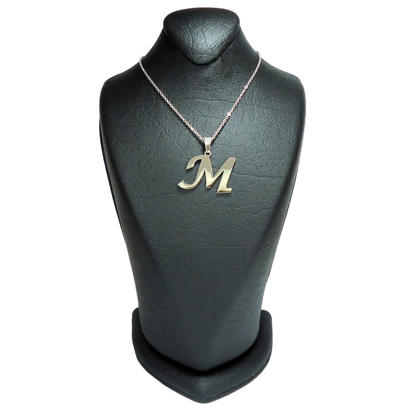 گردنبند زنانه طرح M کد u01 گردنبند زنانه طرح M کد u01