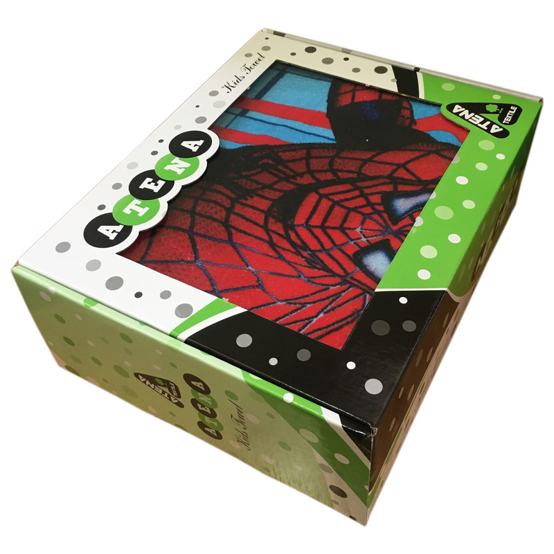 حوله پالتویی کودک آتنا مدل مرد عنکبوتی سایز 100