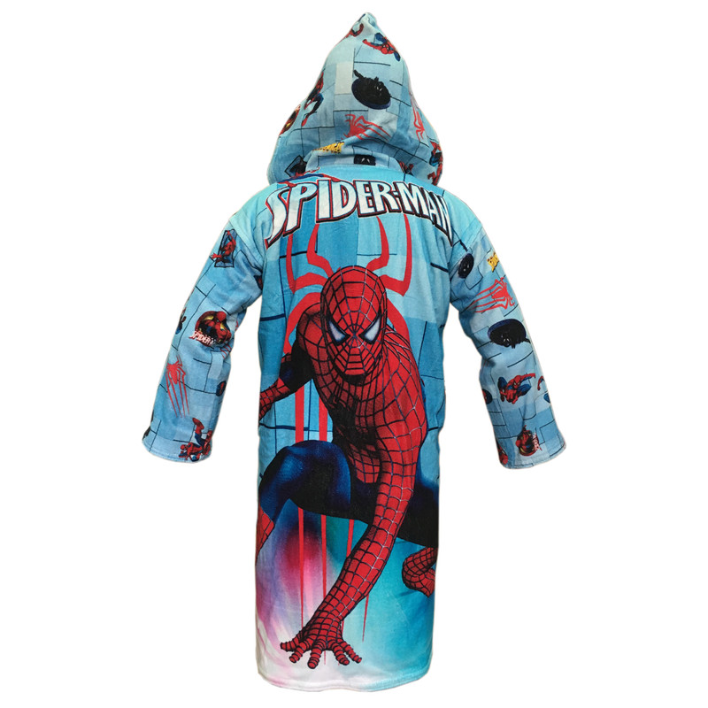 حوله پالتویی کودک آتنا مدل مرد عنکبوتی سایز 80