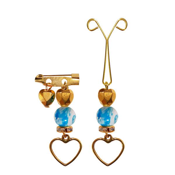 ست سنجاق سینه و گیره روسری کد PM SE64