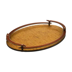 سینی دفورلی طرح حصیری کد 2240