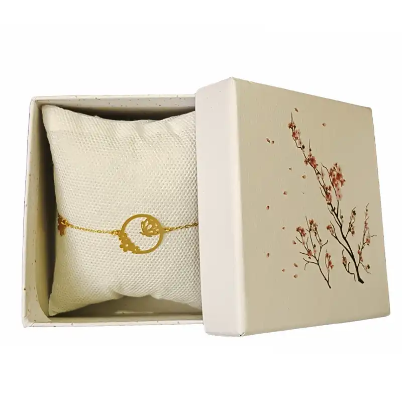 دستبند طلا 18 عیار زنانه مدل 67027