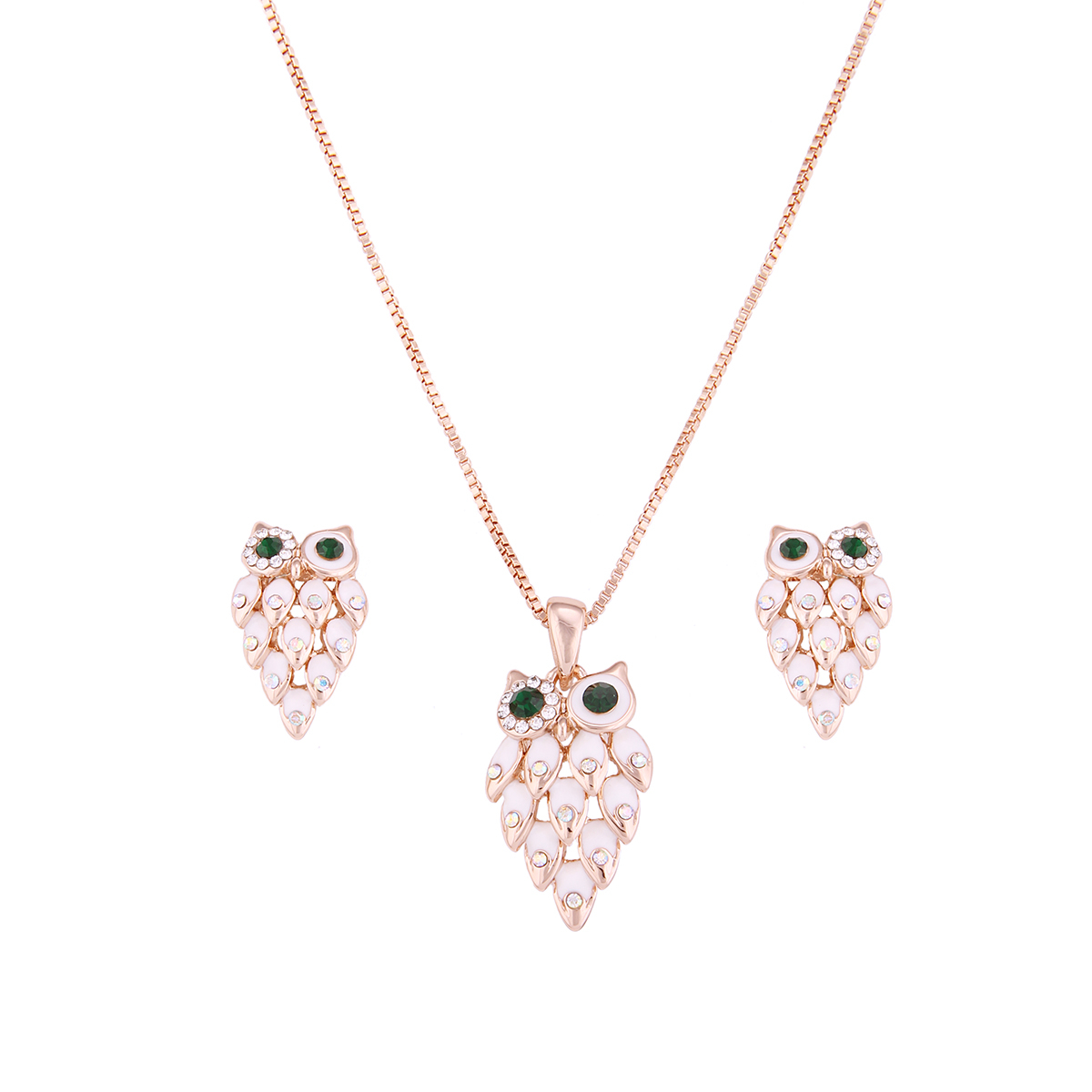 نیم ست زنانه طرح جغد کد M1084