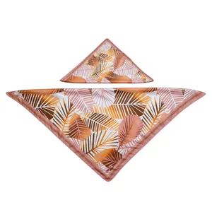 ست دستمال گردن و دستمال جیب مردانه نسیما کد N119