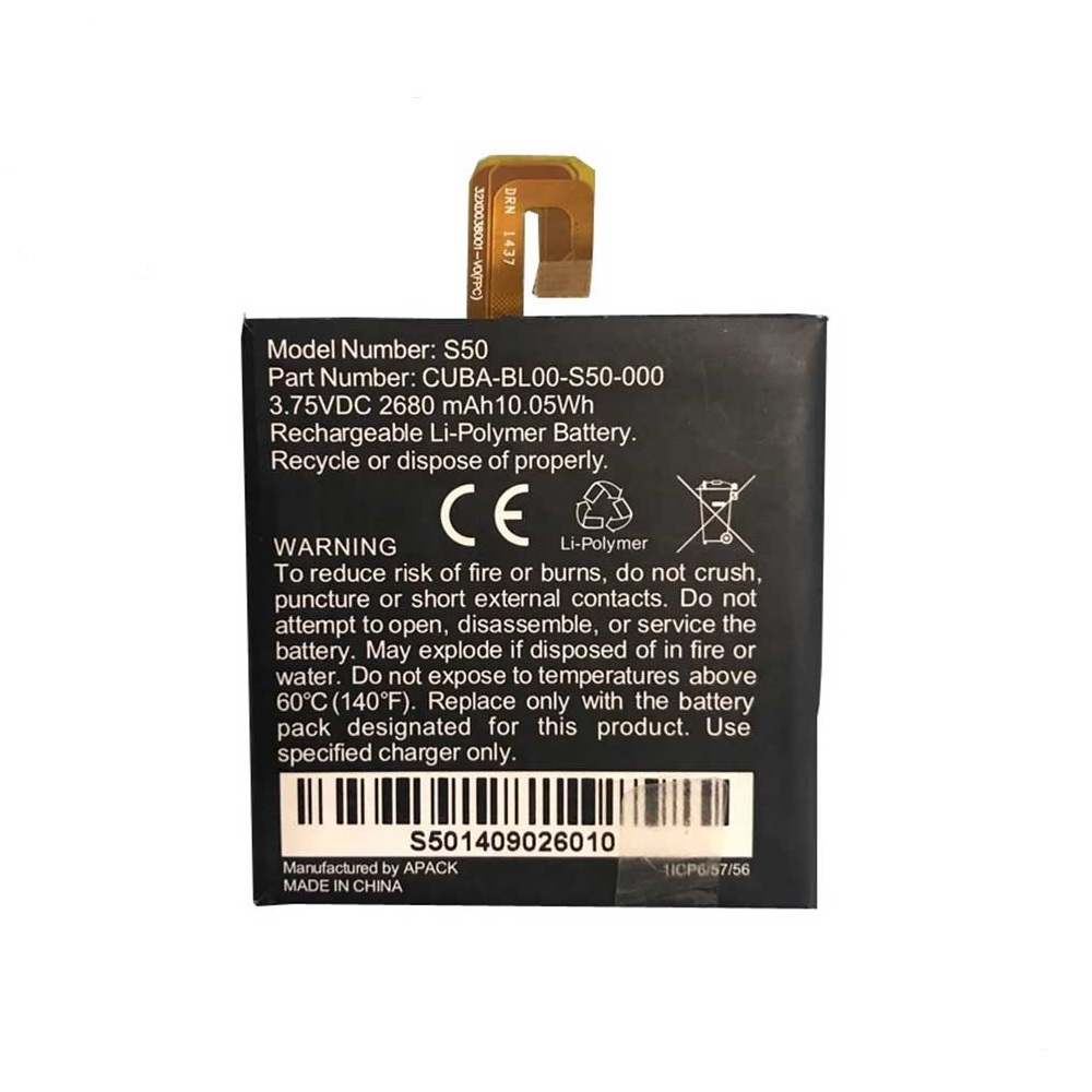باتری موبایل مدل S50 ظرفیت 2680 میلی آمپر ساعت مناسب برای گوشی موبایل کترپلار CAT S50