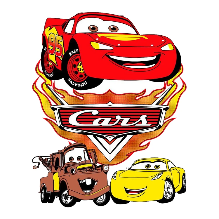 استیکر پارچه و لباس پاد آفرین مدل کارتونی کد S1904