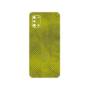 MAHOOT Yellow Snake Skin Cover Sticker for Samsung Galaxy A31