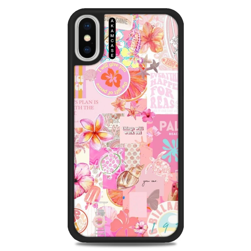 کاور آکام مدل AMC-WAX-PINK-25 مناسب برای گوشی موبایل اپل iPhone X/Xs
