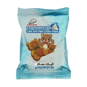 کیک با مغزی کرم شیر تنورستان - 50 گرم
